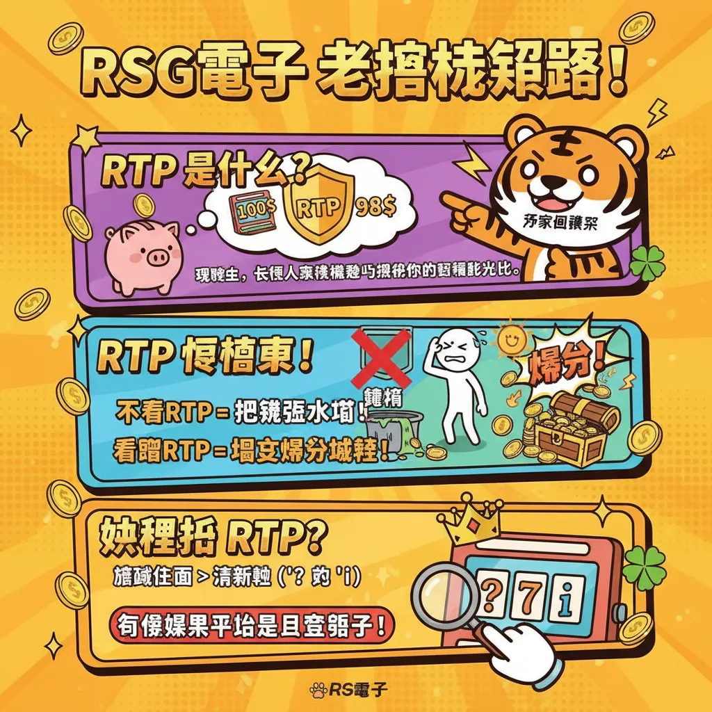 RSG電子老虎機攻略：掌握RTP玩家回饋率與爆分技巧